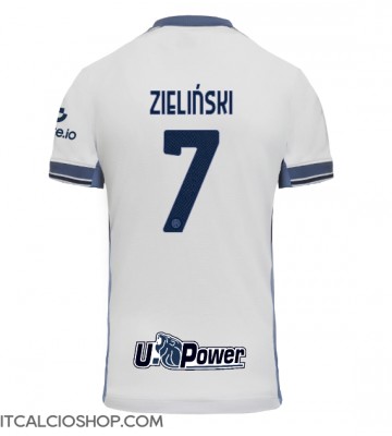Inter Milan Piotr Zielinski #7 Seconda Maglia 2024-25 Manica Corta